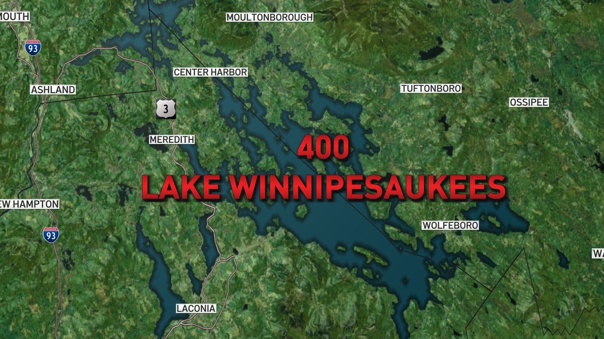 PeteNBCBoston's tweet photo. 24 TRILLION gallons.

That's the amount of water that has fallen in California over the last 16 days.

At a capacity of 600 billion gallons, that's the equivalent of 400 Lake Winnipesaukees. https://t.co/3KqLDuc2Ib