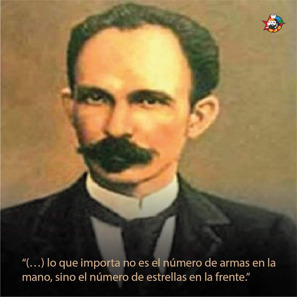 🇨🇺"Los hombres van en dos bandos: los que aman y fundan, los que odian y deshacen".
#JoséMartí 170 Aniversario