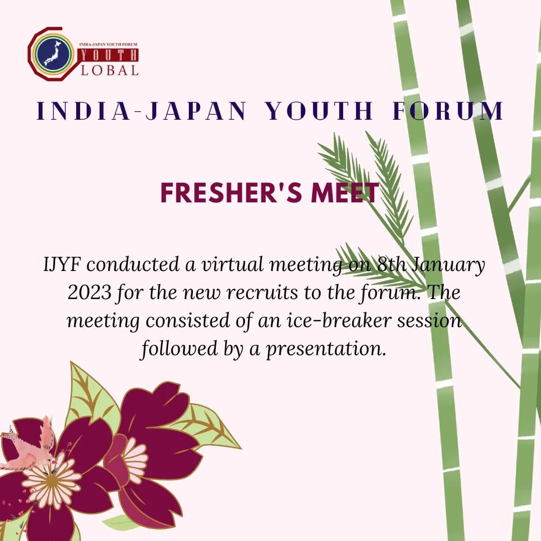 indiajapanforum's tweet photo. Konnichiwa mina san! 🇯🇵🇮🇳
皆さん、こんにちは!

On 8th January, The India-Japan Youth Forum conducted an orientation to introduce the new recruits to the Forum. The meeting consisted of a presentation followed by an informal icebreaker session. https://t.co/b0LnIPw1Zr