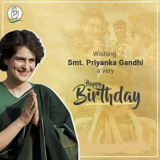 Wishing Smt Priyanka Gandhi a very happy & blessed birthday  