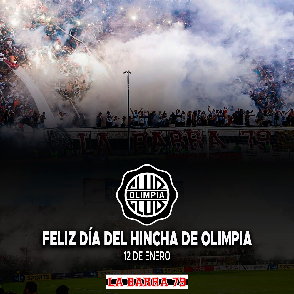 LaBarra79Ofic's tweet photo. Feliz día del hincha de Olimpia 

#LaBarra79 #La79 https://t.co/ht8wZQBYUZ