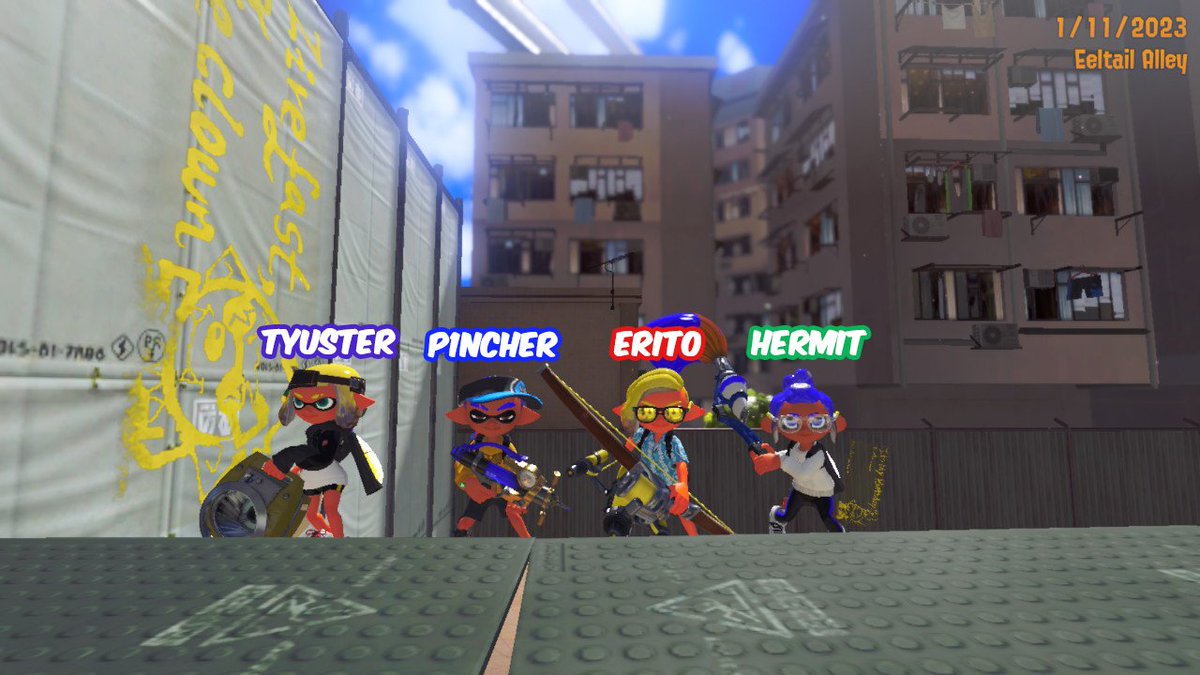 Xpresso_spl's tweet photo. Xpresso takes🥇 1st Place Hammerhead Bracket in SOS#95! Our second Hammerhead win!! GGs to all the teams we faced!! 

Roster: 
@TyusterVu (Machine) 
@elite_woomy (Tri-Stringer) 
@p1ncherr (Splash)
@HermitCrab26 (Brush) 

🔽Results Below🔽 https://t.co/txMy3EfkDl