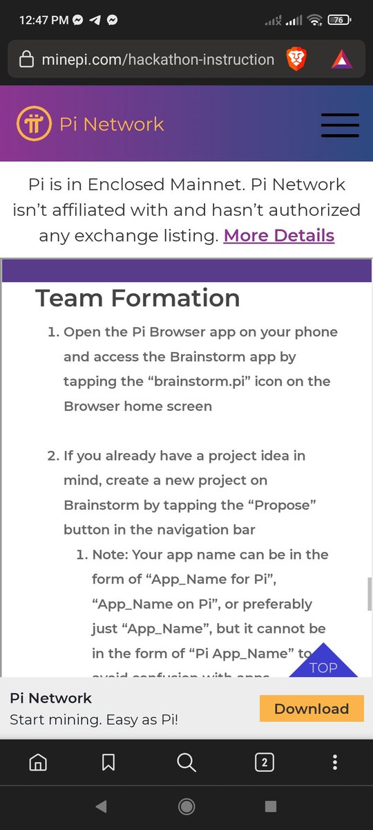 Tokenized99's tweet photo. New Pi app Homescreen update: Instructions on how to join the Pi Hackathon. $15 000 for the Overall winner and 100 Pi for eligible participants. RETWEET ❤️ @IvanGan29608955 @ShibuKGeorge09 @STFoo3 @PiUSA16 @BlackBlade2020  @jamila_go @Crypto__Diva @Bitboy_Crypto #PiNetwork https://t.co/qnfncrLCGt