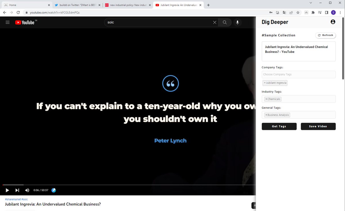 Shankar_19's tweet image. hi friends👋

Testing Dig Deeper chrome extension again (sorry for the delay)

Soon you will be able to add Tweets, articles and YouTube videos directly to your collection from the chrome browser

Will be releasing it on Jan 15

digdeeper.one

@bubble + #ChromeExtension