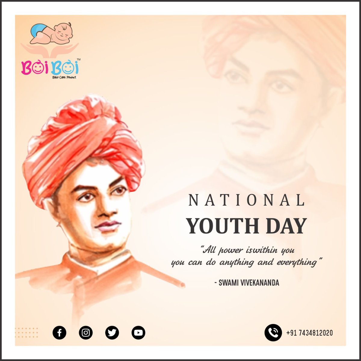 endurablepharma's tweet photo. Humble tributes to #SwamiVivekananda on his birth anniversary, celebrated as #NationalYouthDay. https://t.co/T9xmlM2Rgu