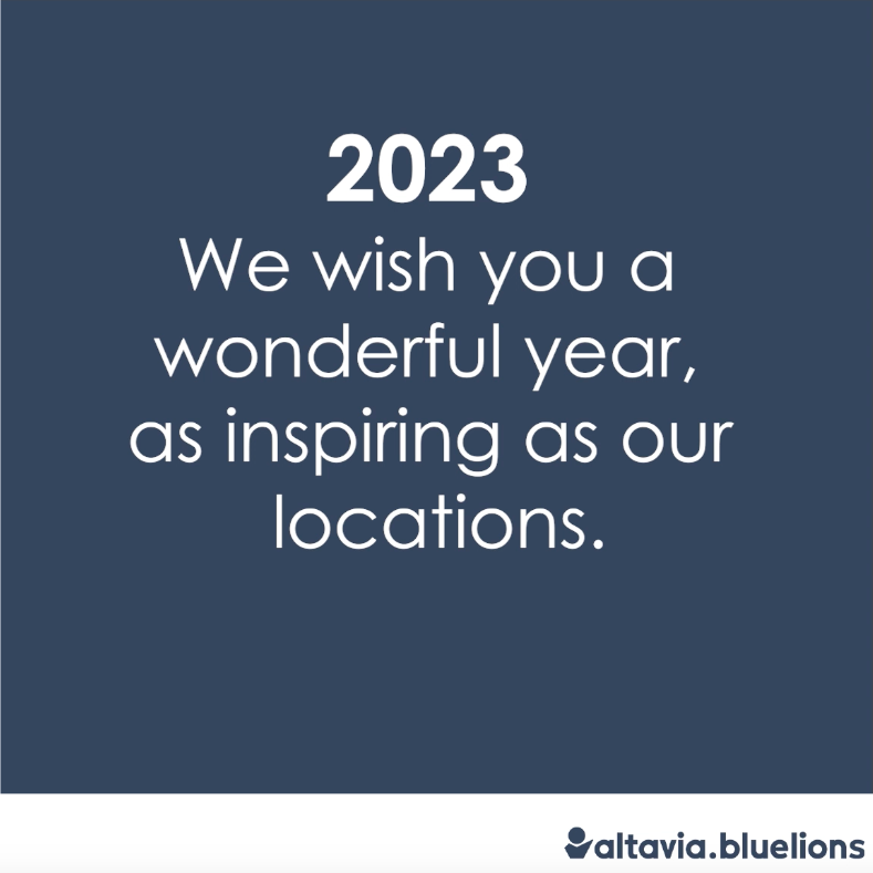 BlueLionsAgency's tweet photo. All around the Globe, the @BlueLionsAgency team wishes you a happy, meaningful and successful year 😎🤩🎆

🎬 Watch out our 2023 Greetings video ⬇️
https://t.co/x032R5BOJ7 https://t.co/itjS8cinji