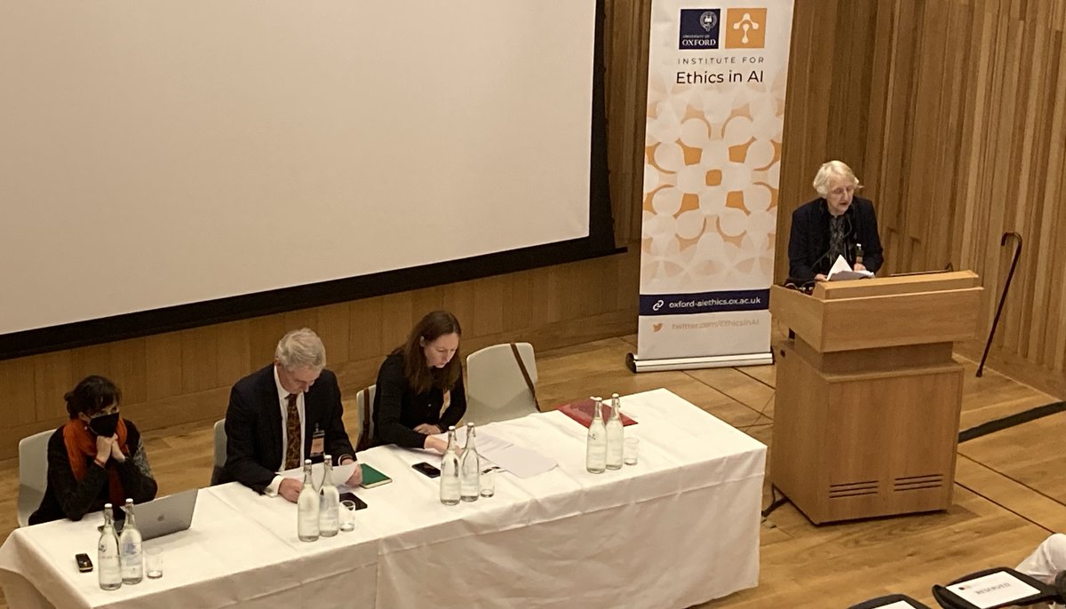 Our ⁦workshop on AI and judgement kicks off with our first main speaker, Baroness Onora O’Neill, instilling conceptual clarity by deploying a Kantian taxonomy of different kinds of judgments.