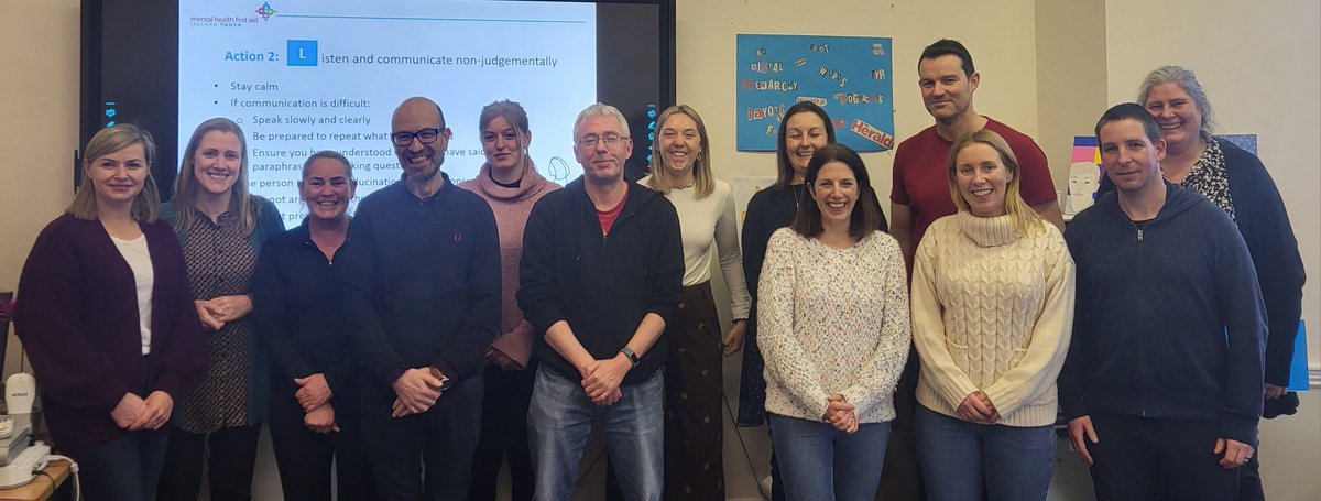 Congratulations to our new bunch of Youth Mental Health First Aiders! Thank you all for coming, sharing & learning. We enjoyed meeting you all & spending 2 days with you, our support sessions for YMHFA will follow soon. Well Done. Pauline & Melanie #MentalHealthMatter