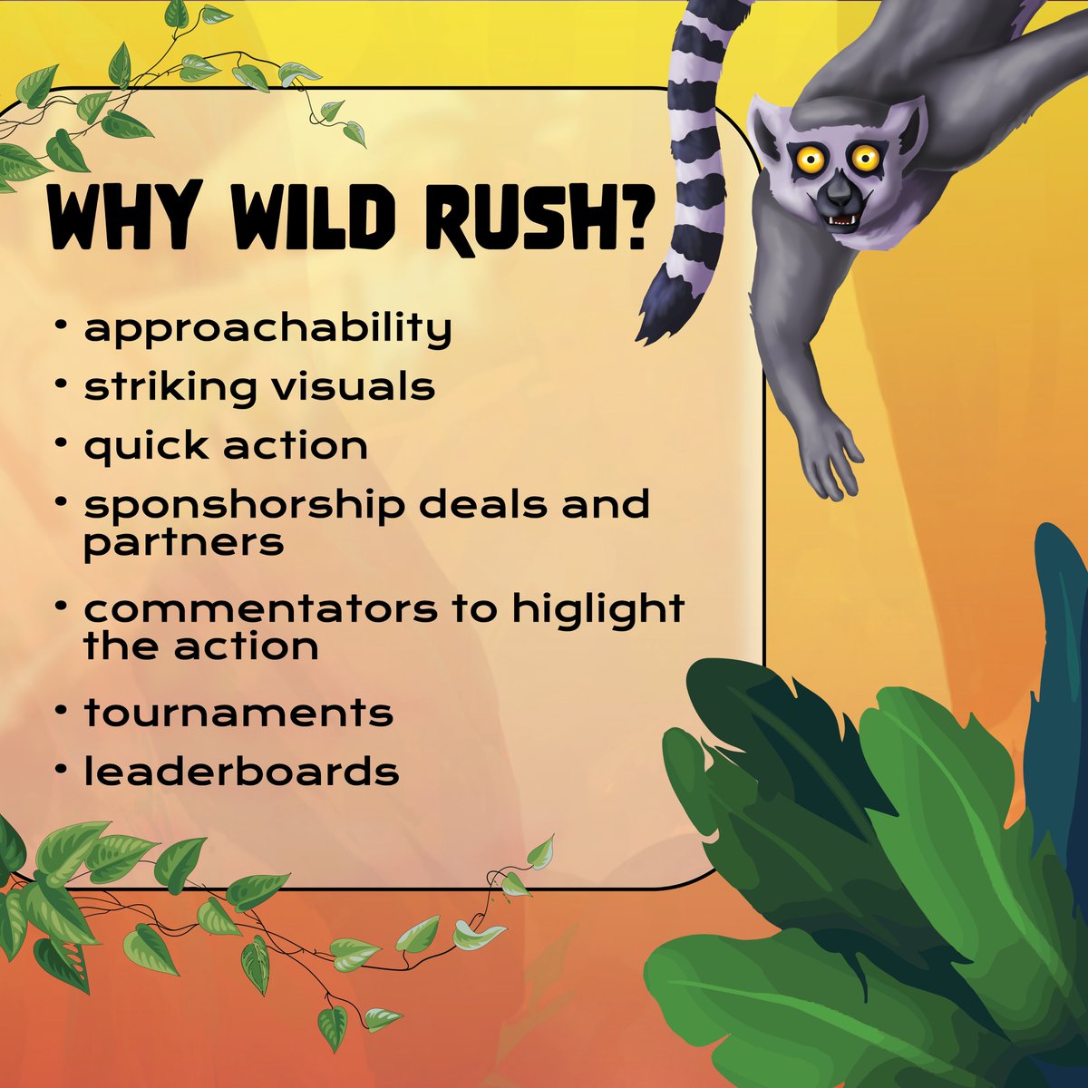 Gm all! 🤩🤩

Wild Rush is going to be one of the most exhilarating W2E games out there! 🚫🧢

The visuals are being prepared to be stunning and the gameplay incredibly smooth. A must-play for any blockchain game fan! 🎮🚀

#NFTGames #NFTs #BlockchainGaming #WinToEarn #Web3