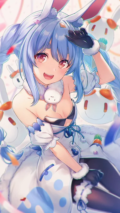 HBDぺこちゃん!(過去絵だけど)#ぺこらーと 