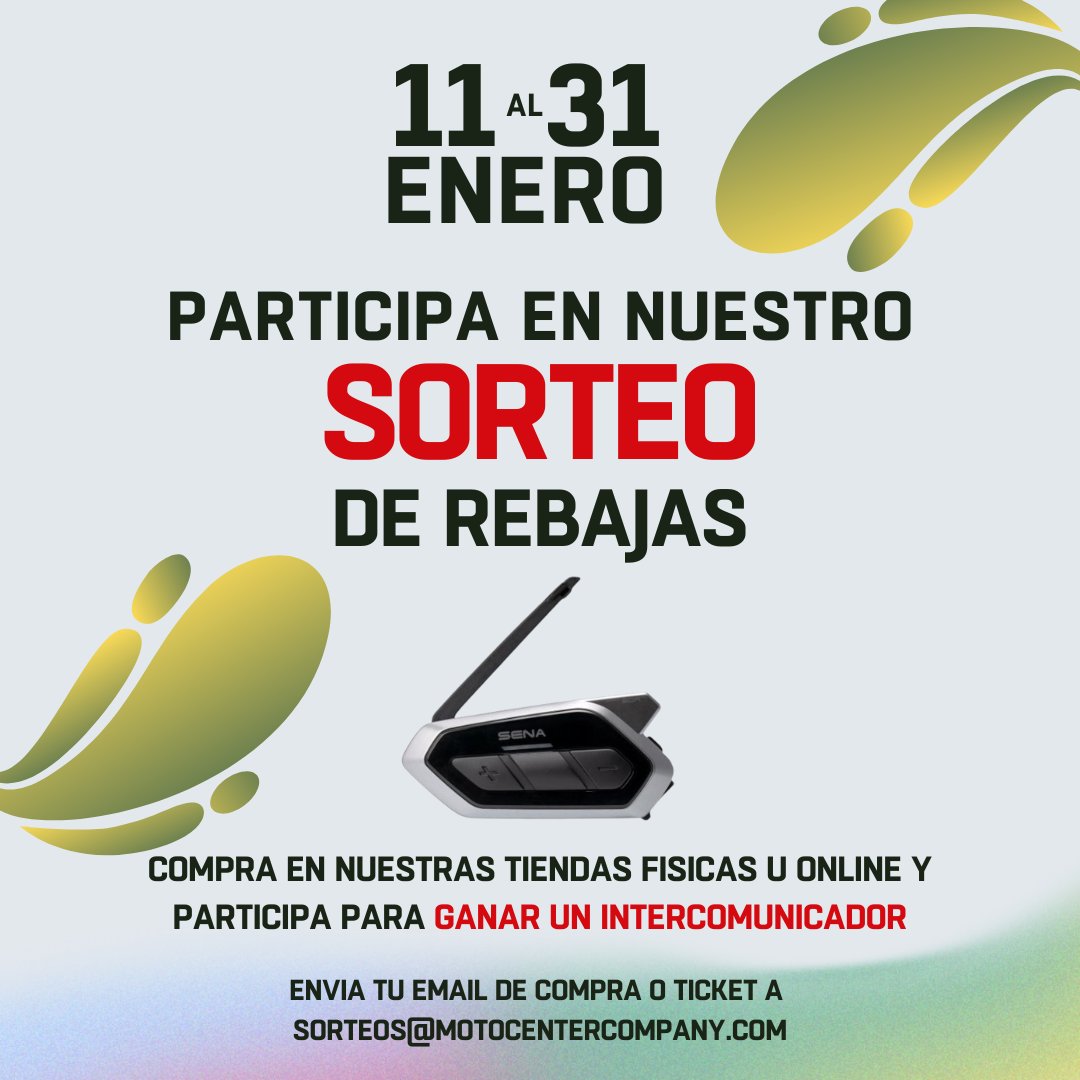 motocenterlev's tweet photo. 🤩¡Ya estamos de rebajas! No te pierdas todos los descuentos con Motocenter Company. ¡Puedes ganar un intercomunicador en estas rebajas! 😱👇 https://t.co/rbbbzxIejx