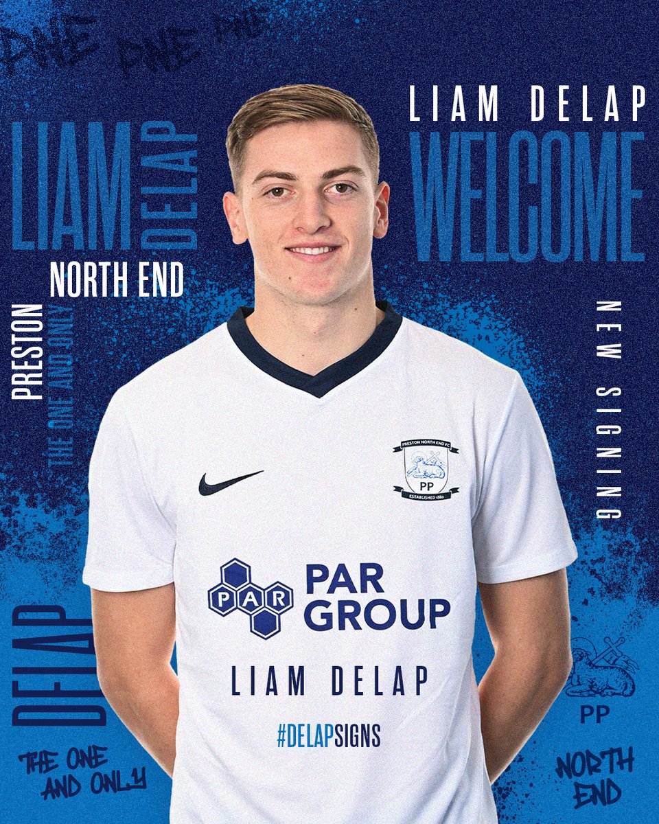 ✍️ 𝗪𝗲𝗹𝗰𝗼𝗺𝗲 𝘁𝗼 𝗗𝗲𝗲𝗽𝗱𝗮𝗹𝗲, 𝗟𝗶𝗮𝗺! 💙

Preston North End are delighted to confirm Liam Delap has joined the club on loan from Manchester City until the end of the season.

➡️ pnefc.net/news/2023/janu…

#pnefc
