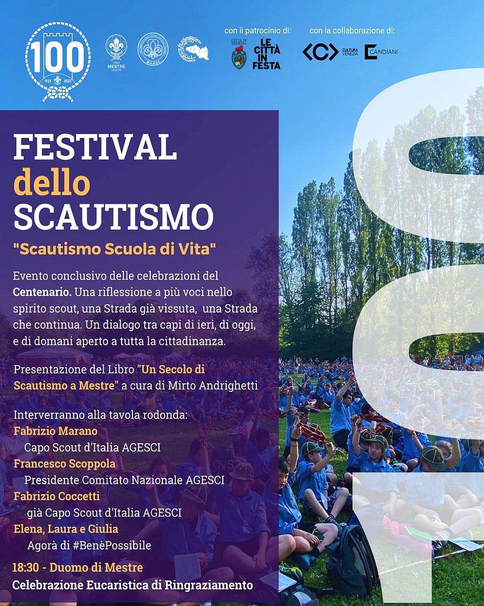 webradioscout's tweet photo. #MESTRE100 #SCOUTLAB ha prodotto, in occasione del centenario dello Scautismo a MESTRE (VE), una serie di eventi uno più interessante e stimolante dell'altro.  
👉🏻 https://t.co/21WPFGZAmX
Buon Ascolto e buona strada! https://t.co/KHL1vOWQBM