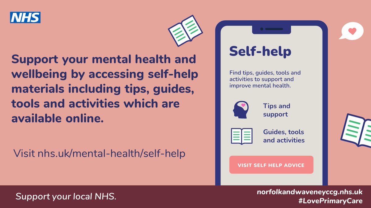 If you are aged over 18 &amp; you feel worried, anxious or depressed about certain issues in your life, contact your local #wellbeingservice. Online #NHS servicesoffer practical advice on various #healthissues &amp; are a great place to turn for early help. Visit: nhs.uk