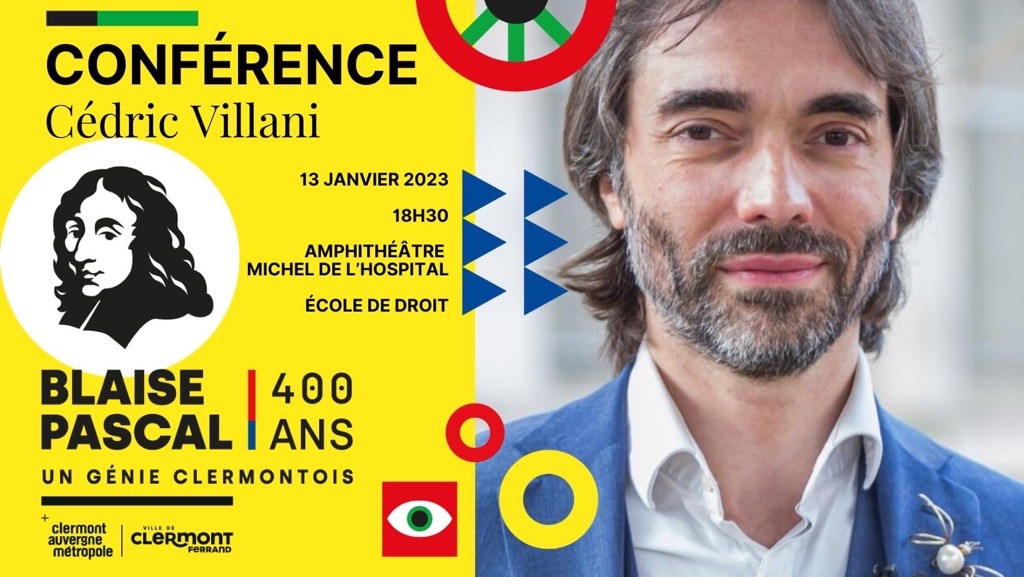 📣J-1 ! Le mathématicien Cédric Villani sera présent demain à l'UCA pour lancer les célébrations destinées à commémorer les 400 ans de la naissance de Blaise Pascal lors d'une conférence sur l'enseignement des mathématiques.

Plus d'infos👉y.uca.fr/KiVda

<a href="/ClermontFd/">Clermont-Ferrand</a>