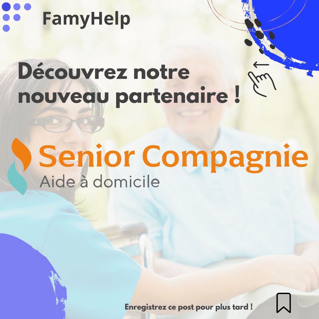 FamyHelp's tweet image. PARTENAIRE DU MOIS ! 

Connaissez-vous @SeniorCompagnie? 

📲 N'attendez plus, téléchargez FamyHelp :

Google Play :urlz.fr/bTD7
Apple Store : urlz.fr/cg9Y

#aidants #aidantsfamiliaux #app