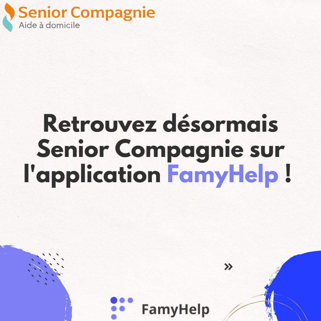 FamyHelp's tweet image. PARTENAIRE DU MOIS ! 

Connaissez-vous @SeniorCompagnie? 

📲 N'attendez plus, téléchargez FamyHelp :

Google Play :urlz.fr/bTD7
Apple Store : urlz.fr/cg9Y

#aidants #aidantsfamiliaux #app