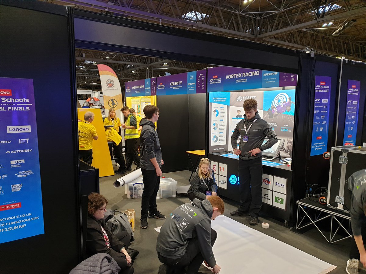 F1 in schools National Finals! Good luck to our Calday team, Celerity @CGGSNews
