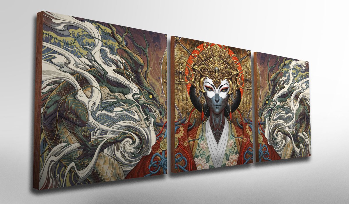 Triptych mockup