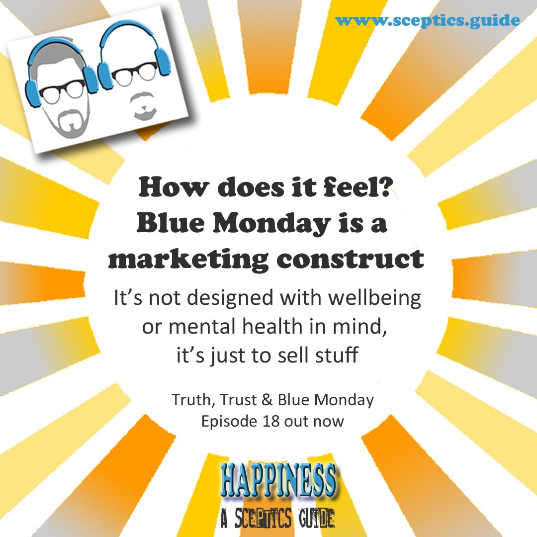Happiness, a sceptics guide - #podcast tweet media