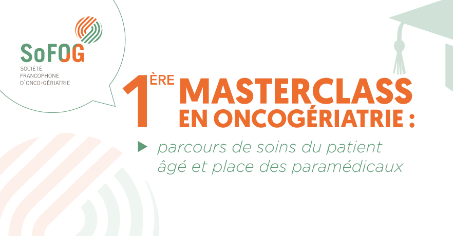 sofog_officiel's tweet photo. 📣#MasterclassSoFOG
Inscrivez-vous dès maintenant à la 1ère Masterclass en oncogériatrie de la SoFOG !
📅Vendredi 3 mars de 13h à 17h
📍 HEGP, Paris
👨⚕️Formation réservée aux paramédicaux
👉Info & Inscription : https://t.co/9gA9p27oFI https://t.co/I9Wq2j0Fas