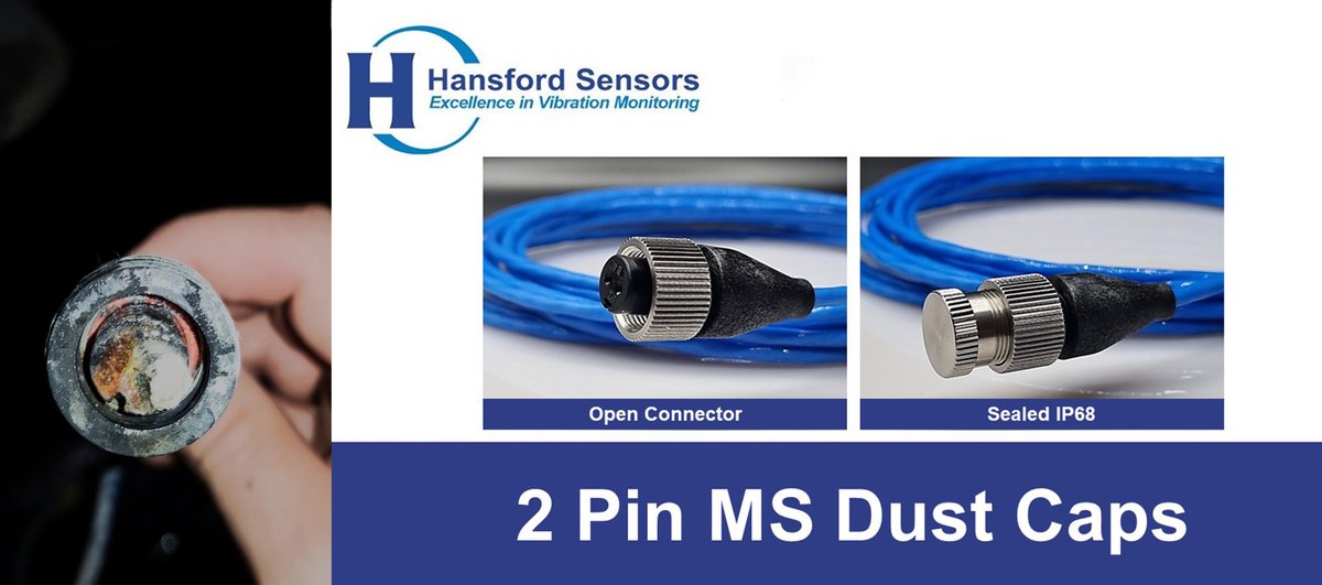 HansfordSensors's tweet image. Moisture in cables often leads to signal problems and aren&apos;t detected during installation. Stainless steel dust caps protect the connector and are reusable. We deliver cables with mounted dust caps on request, so nothing stands in the way of installation.#vibrationanalysis