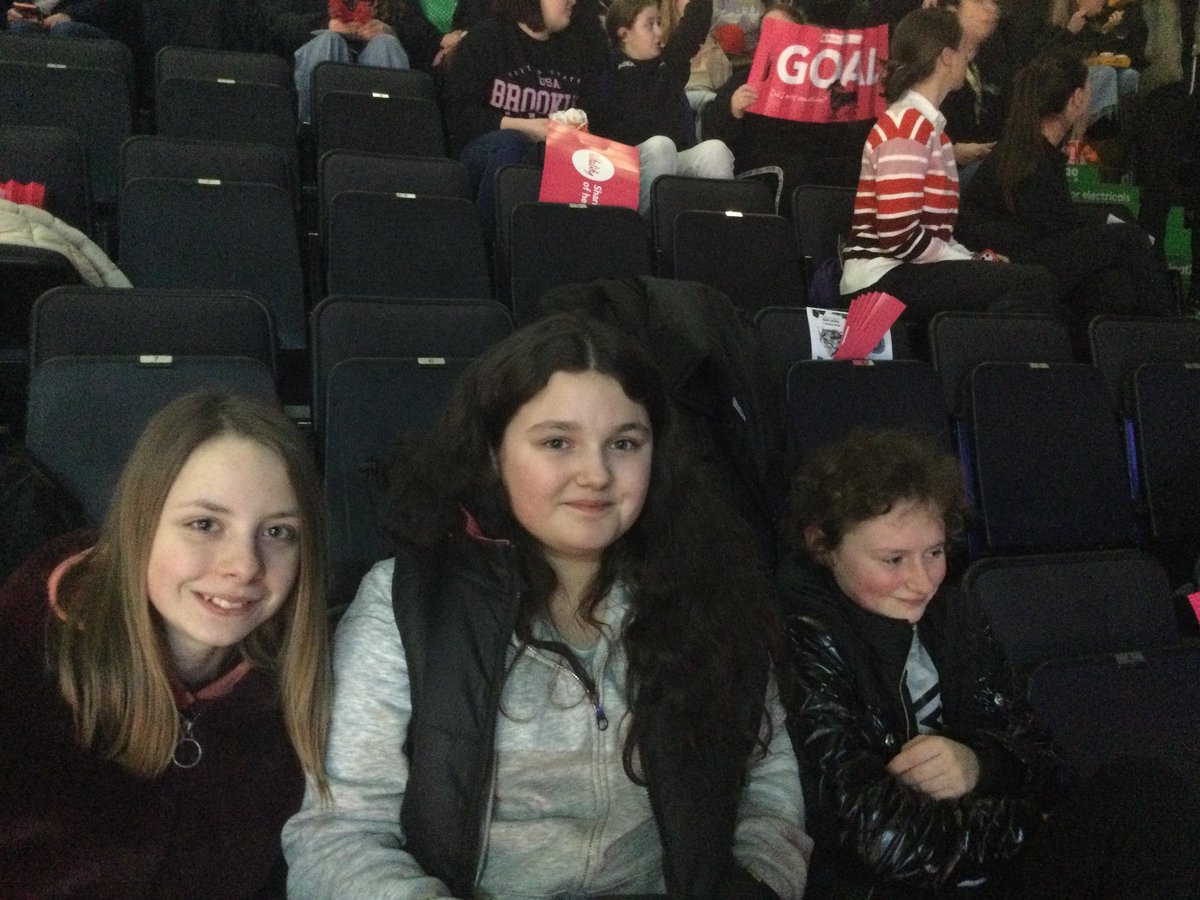 OLCHSPEDEPT's tweet photo. At The England v Jamaica netball game https://t.co/eNAfM5EWBj