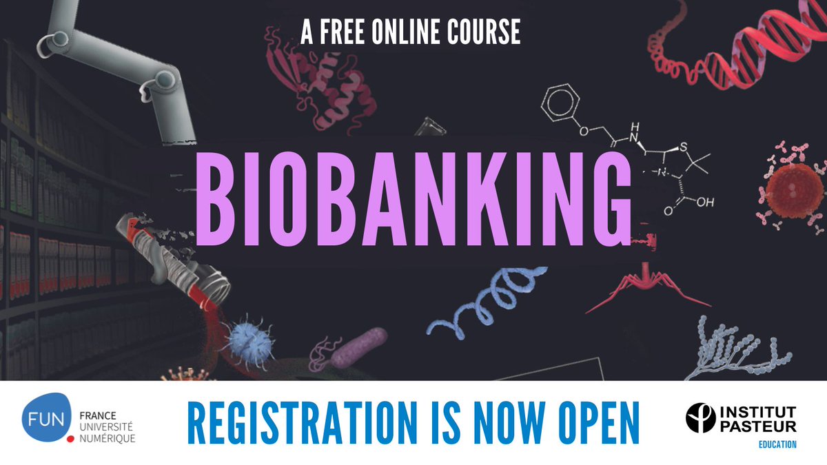 PasteurEdu's tweet photo. 🎉¡We are happy, the registration period for a new session of the MOOC Biobanking is now available !

Free registration here on @FunMooc
➡️https://t.co/rlTJdy7laE

@institutpasteur https://t.co/B180E4UIjQ