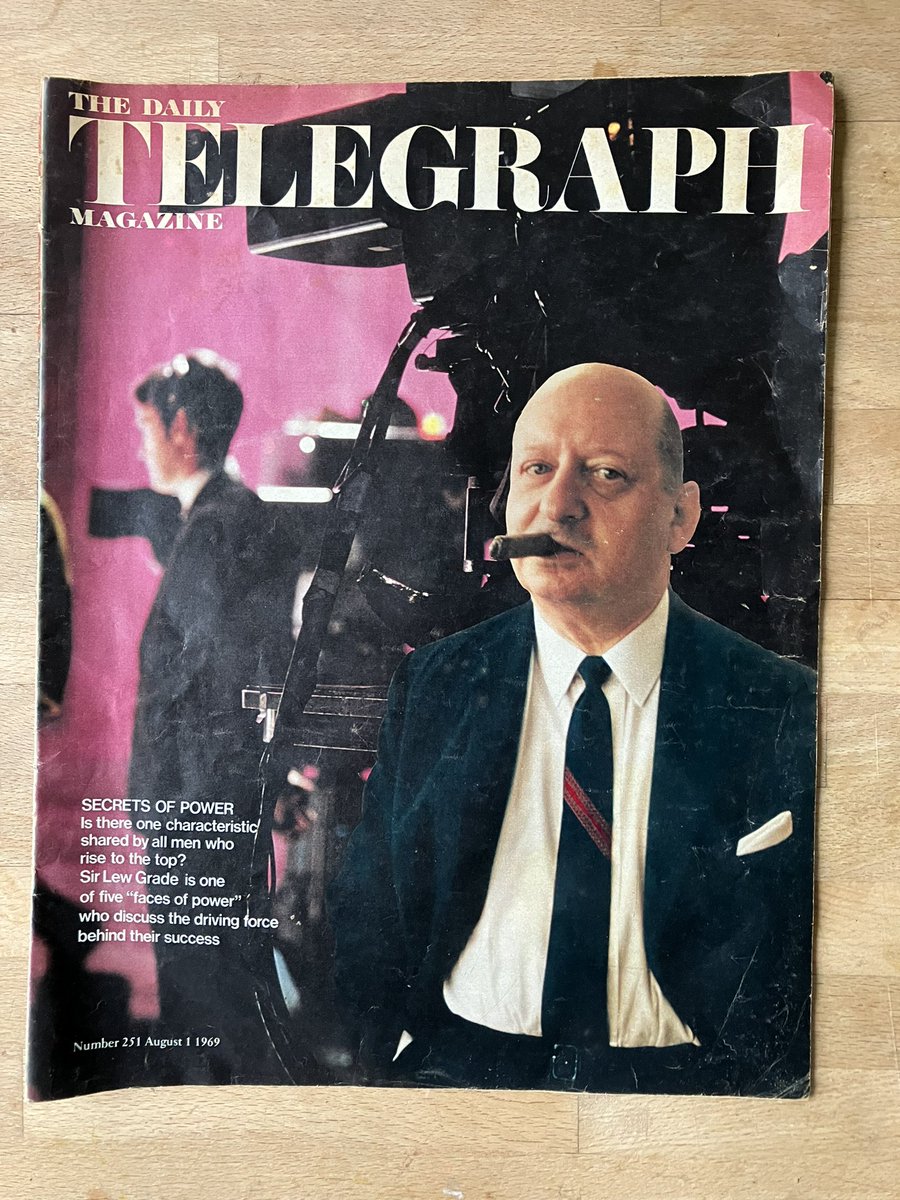 JazWiseman's tweet photo. Lew Grade as the cover star on this magazine from August 1969 (from my archive). #LewGrade #ITC #ShareTheITCLove @networktweets https://t.co/GUy0qNOorg