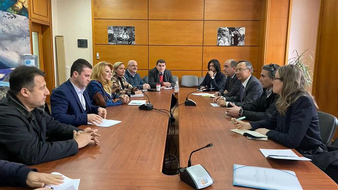oscehcnm's tweet photo. While in #Albania, @oscehcnm Abdrakhmanov welcomed ongoing work on the legislative and institutional framework governing Albania’s diverse society and expressed readiness to support the authorities on matters related to the #HCNM mandate. https://t.co/vSWn1Smf97