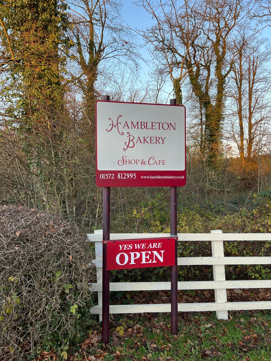 HambletonBakery's tweet photo. We are open at the Exton Cafe #newyear #newyear2023 #cafeopen #extonestate #hambletonbakery #noadditives #nopreservatives #realbread # artisanbread #wellbread #noadditives https://t.co/GYSqspSuLO