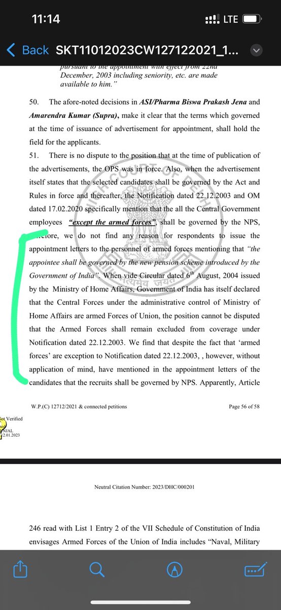 CAPFSoldiers's tweet photo. Hon DHC has categorically extended the benefits of OLD PENSION SCHEME (OPS) to PARAMILITARY Forces (CAPFs) irrespective of joining date and year.
#injustice_undone https://t.co/v7MrM9RrgC