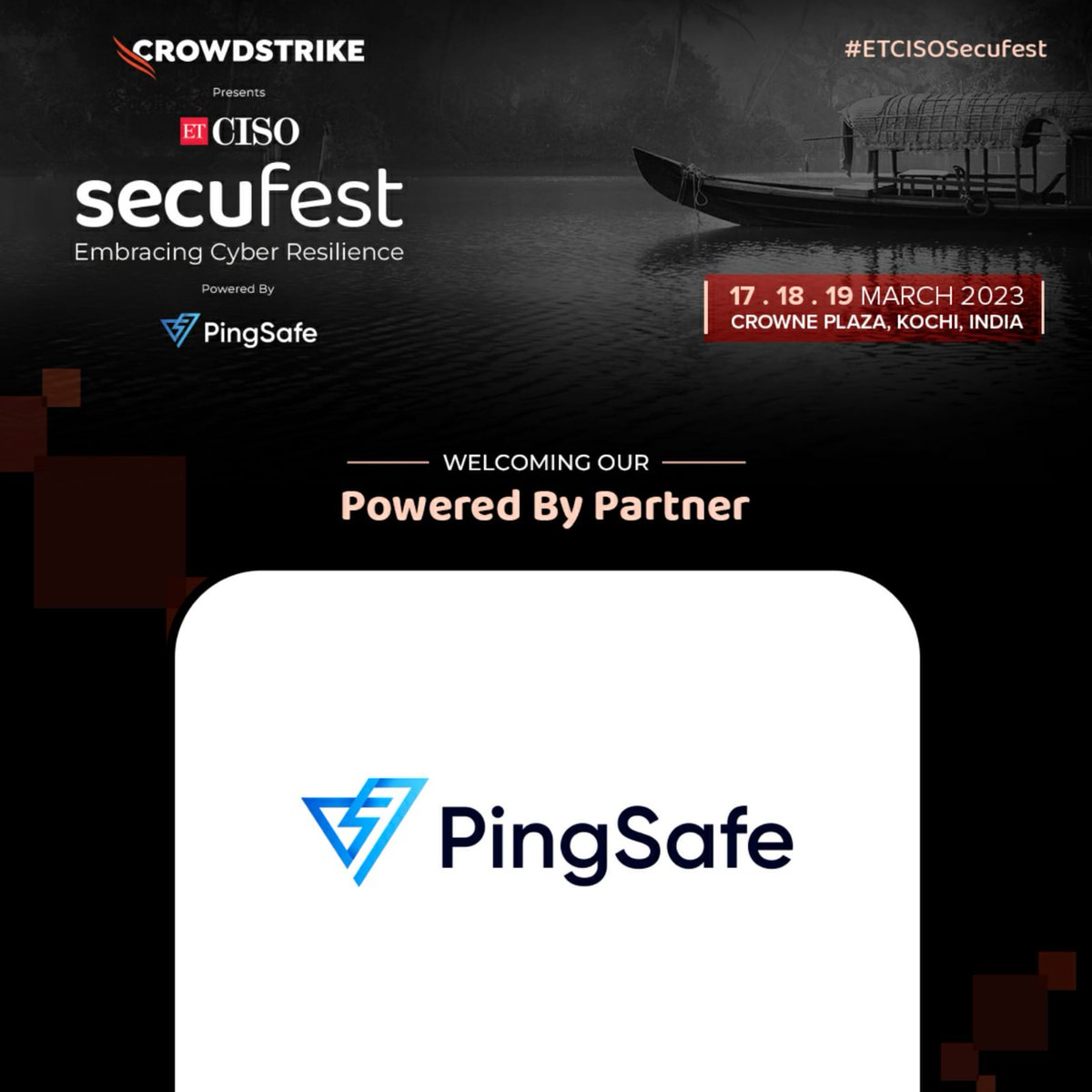 ET_CISO's tweet photo. Join us in welcoming our #PoweredByPartner @PingsafeAI  

@PingsafeAI  is an All-in-One Cloud Security Platform with an Attacker Intelligence approach enabling businesses to become more robust, secure, and scalable.

To know more: https://t.co/5TL1go8PYP https://t.co/ijaYZSw88m