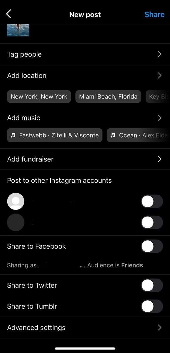 Alxcr's tweet photo. i went to post a picture on @instagram and was asked to fill out a tax form https://t.co/2mexF6lS6R