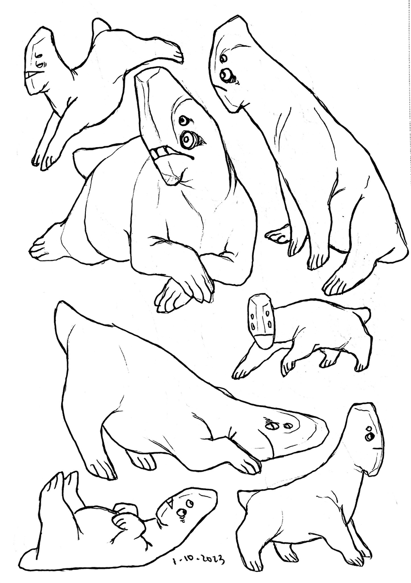 some assorted sketchbook drawings! 