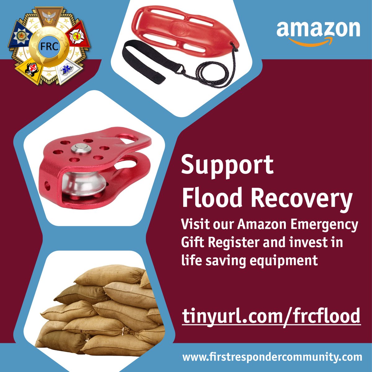 FirstRe79333967's tweet image. We know natural disasters are occurring more frequently and on a larger scale than ever before. In response to this, you can help us by investing in life saving equipment at tinyurl.com/frcflood 🛟