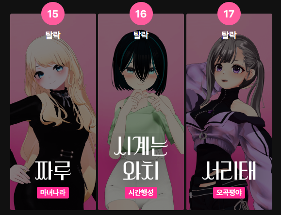 bbomiji93's tweet photo. Girls Re:verse Preliminary Rank
8th #Sera (#Monday)
9th #Keuang (#Luda)
17th #Soritae (#Hayoung)
20th #KimSerena (#Soobin)
22th #CacaoPrincess (#Jaehee)
#Weeekly #WJSN #Apink #GirlsReverse https://t.co/onvdF8P6ip