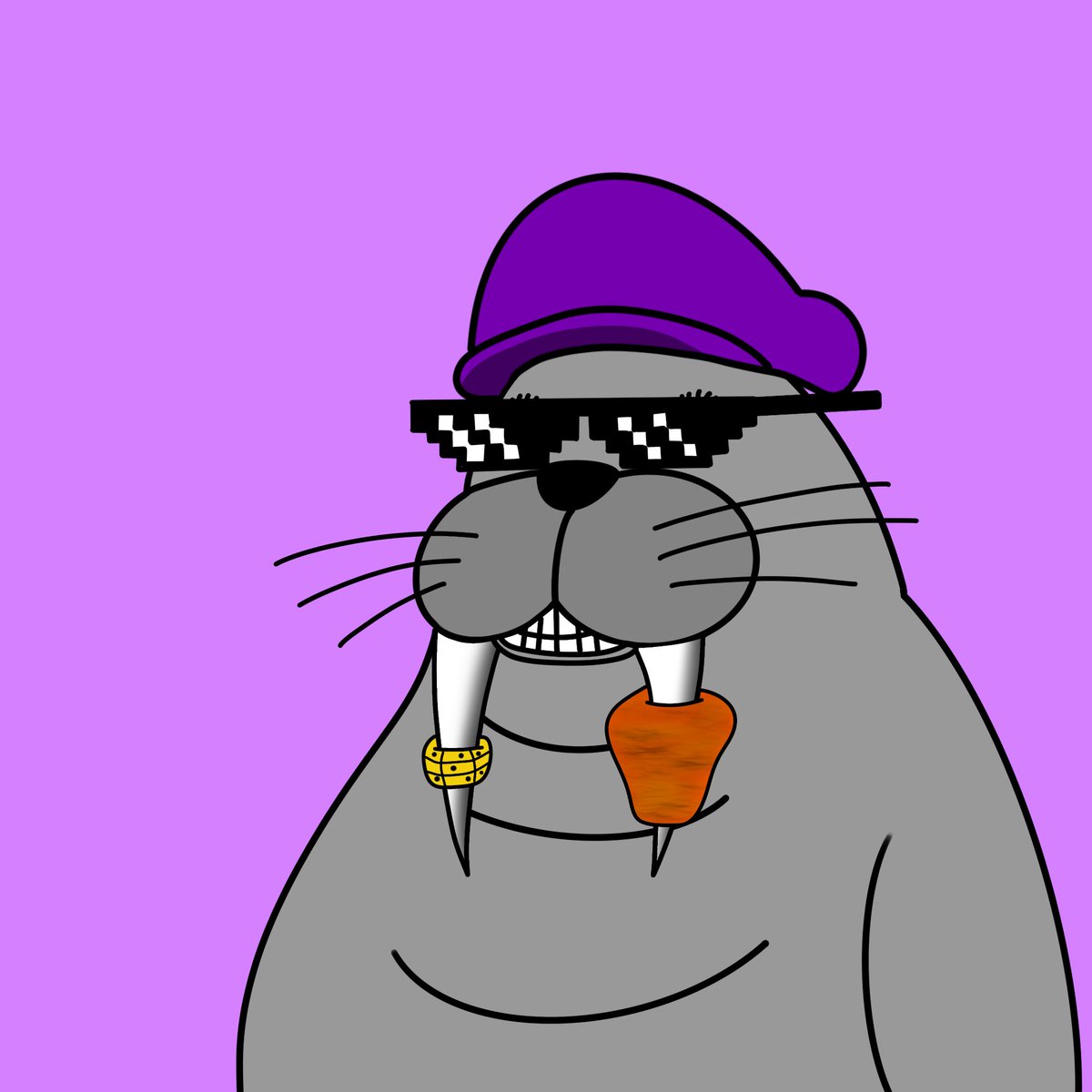 Hey #NFT fam, please help me sell out my project so I can do reveal :)
This is a one person project, not in for profits.
It’s free mint with promise to add holders perks on future projects I develop (related and non-related to web3)
More info <a href="/WhackyWalrusNFT/">Wacky Walrus</a> 
Here’s a few pics