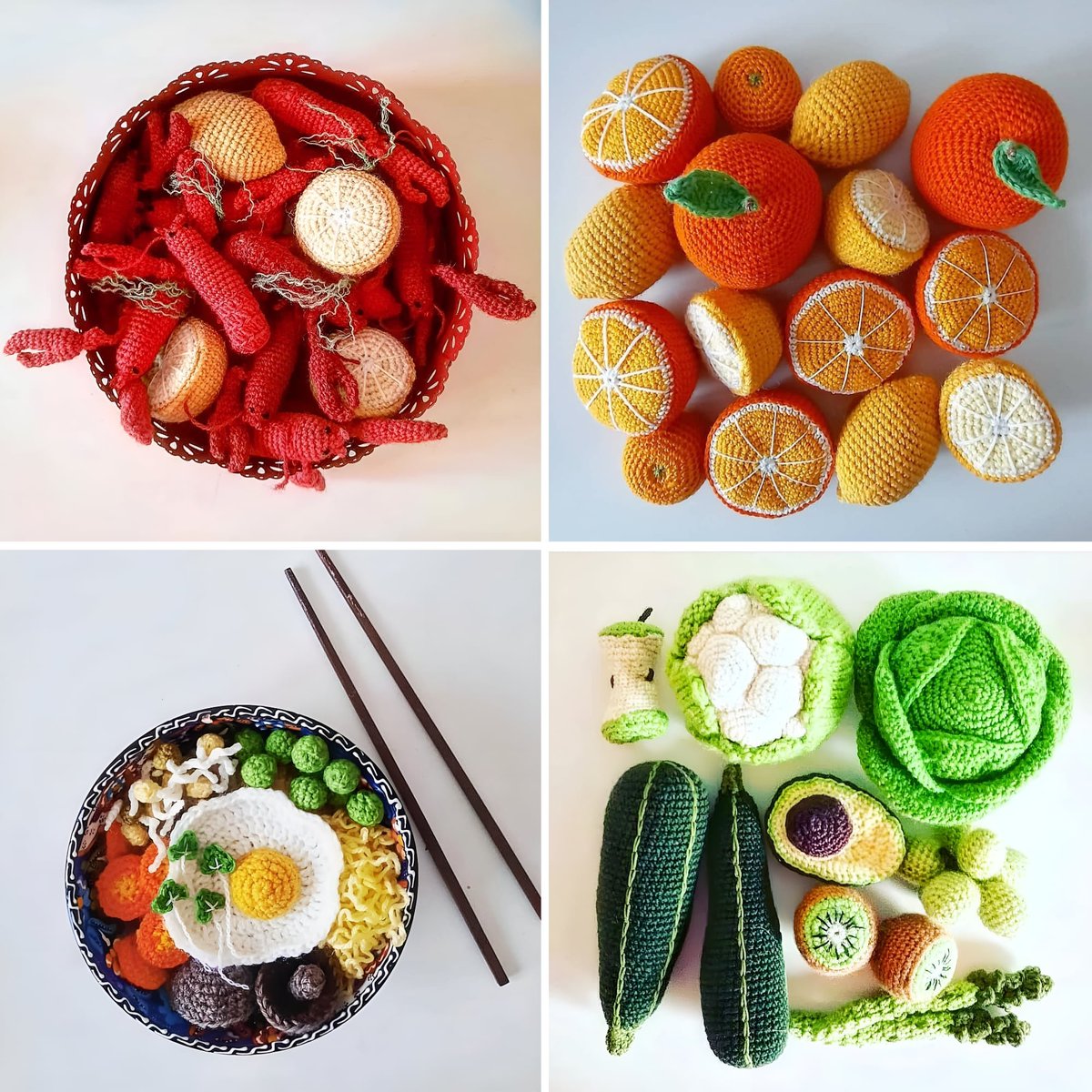 mixdevil66's tweet photo. #Crocheted Toasts, Ramen, and Turkey Dinners Are Prepared with Rich #Fibers by #MariaSkog https://t.co/rQ0B8vcEd8 #FoodArt https://t.co/IenhDcZbqu