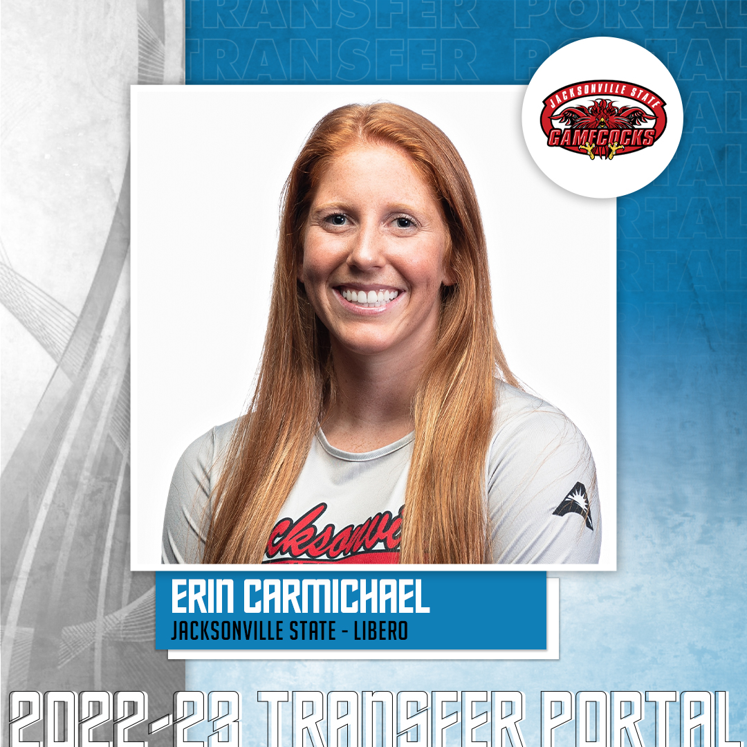 𝗜𝗻 𝗧𝗵𝗲 𝗣𝗼𝗿𝘁𝗮𝗹

✏️: Erin Carmichael
🏐: Libero
🎓: Graduate Student
📍: Jacksonville State
🐥: <a href="/erincarm10/">erin carmichael</a>

#CollegeVBTransfers | #NCAAWVB