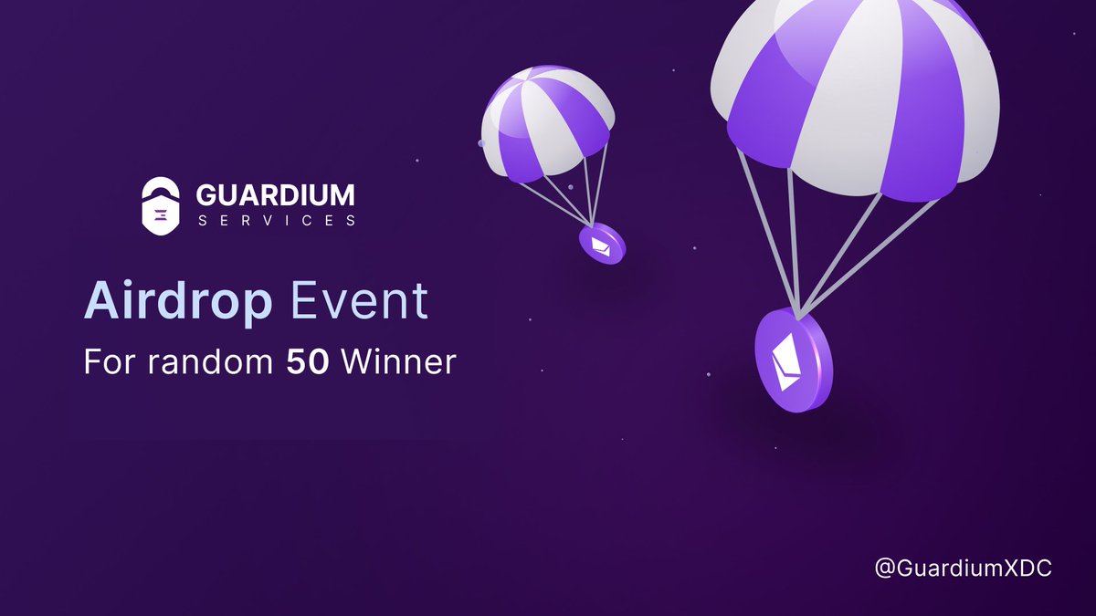 GuardiumXDC's tweet photo. Hi everyone! 
Less than 12 hours until our main website launch💜

We'll give an airdrop for 50 winners, just
🟣Tag your 2 friends
🟣Follow @GuardiumXDC
🟣Drop your wallet address

The winner will be announced on 15 Jan at 5 PST 👾

#XDC #XDCNetwork #Xinfin #Airdrop #BuiltOnXdc https://t.co/p6ox4FiQfy