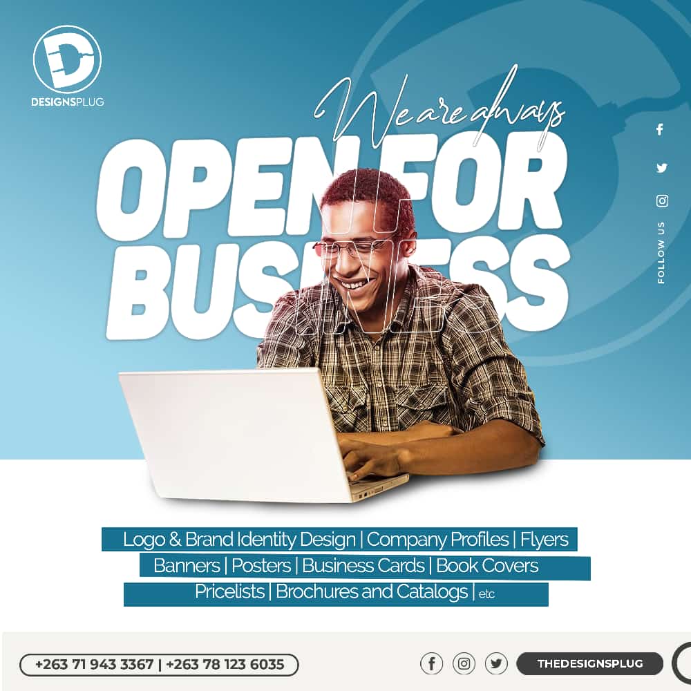 TheDesignsPlug's tweet photo. We are Open for Business. Get In Touch with us, Now. https://t.co/HQZiOglWfD https://t.co/9rdCrQLK5O