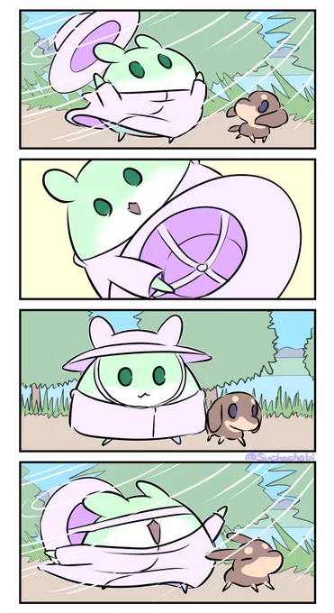 991日目 帽子のおしゃれなあご紐 