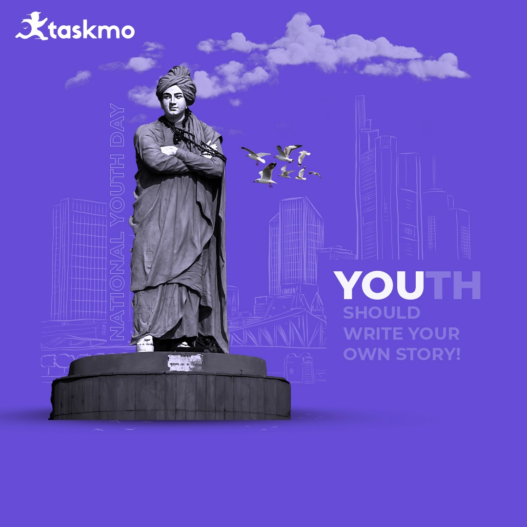 'Dependence Is Misery, Independence Is Happiness' - Swami Vivekananda

Be free to choose the work and not let the work control your life!

#taskmo #nationalyouthday #swamivivekananda #youthhero #leader #proudindian #gigworker #gigeconomy #freedom #appdownload #freelancer