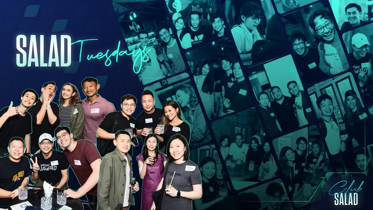 Over 70 attendees turned up at 🥗 Salad Tuesdays SG #21 this week, our very first session of 2023! 🎇

We met with Web3 investors and builders from projects like <a href="/SuberraProtocol/">Suberra (Web 3.0 Payments)</a>, <a href="/okx/">OKX</a>, <a href="/MerkleScience/">Merkle Science</a> and more! 

⭐️ Spot yourself in our event photos! ➡️ saladventures.pixieset.com/saladtuesdays2…
