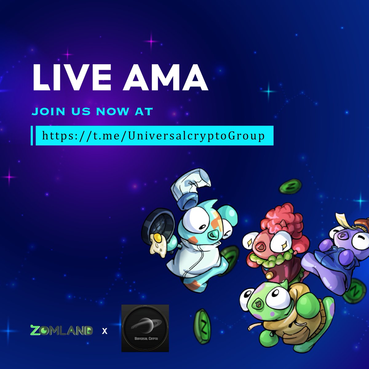 📢 We’re doing a live AMA with Universal Crypto!

Join us and get a chance to drop all your burning questions and get lucky gifts too!

📍 Where: t.me/Universalcrypt…