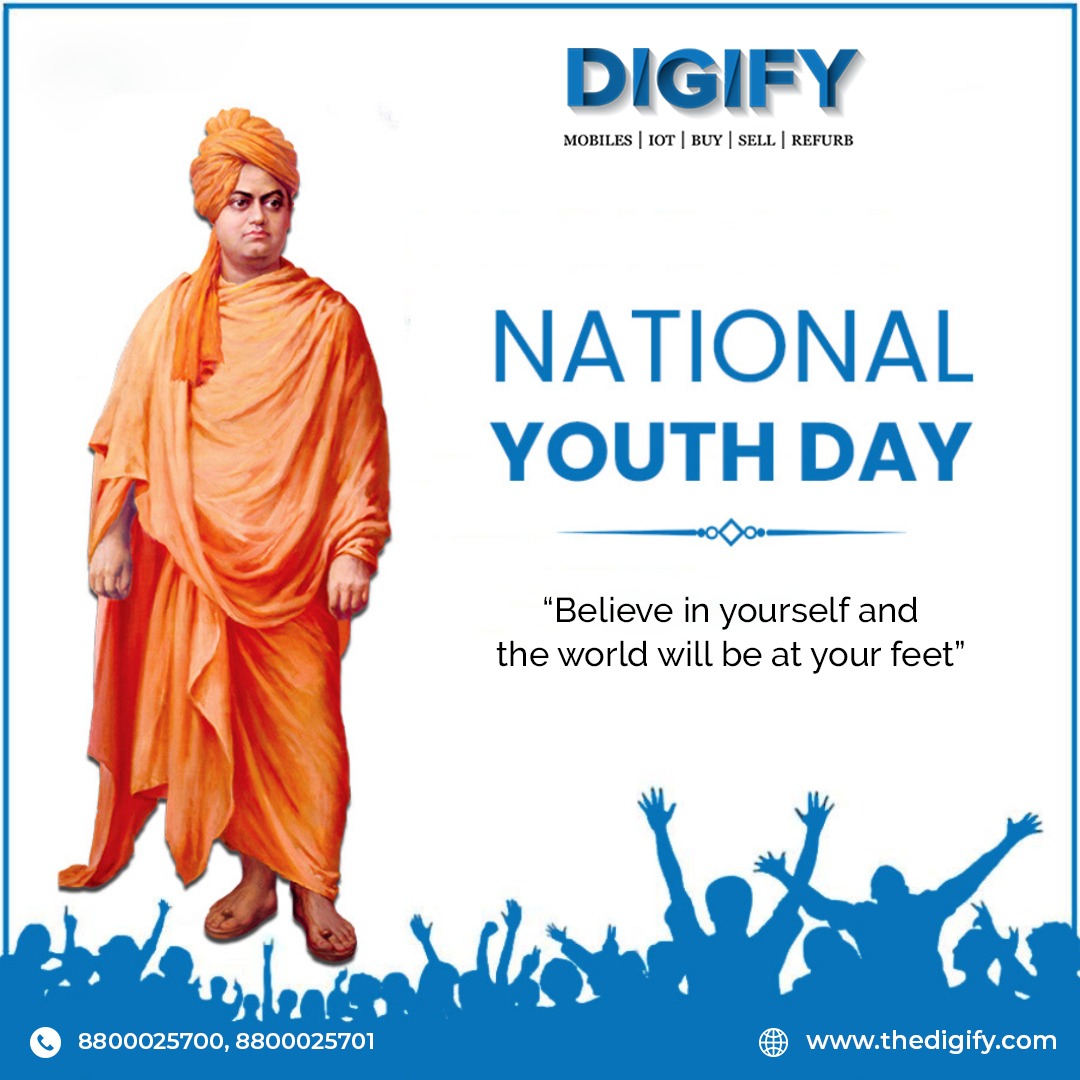 thedigify's tweet photo. My tribute to #Swami Ji on his birth anniversary. Let’s remember his teaching of tolerance and universal acceptance. 
    As India grows to become a more prosperous nation, let us remember Swamiji’s teachings and vision to guide us towards building a better future for everyone. https://t.co/O0Ldin7aDN