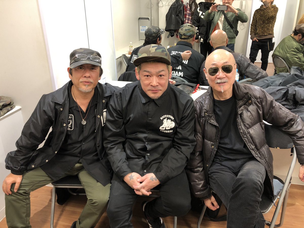 レジェンドに挟まれて完全にキッズ。笑 #ARB #KEITH #アナーキー #亜無