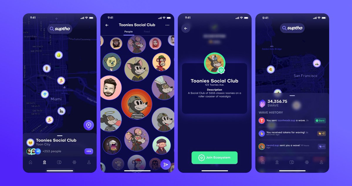 TooniesSocial's tweet photo. 🚨 We are now live on Suptho! 🚨
(head to our discord for info)
Suptho is giving away 6 Toonies 👋
Entry rules:
✅ download, collect 100 $WAVE &amp; connect your Toonies on Suptho
✅ take a screenshot from your “profile” page
✅ tweet a pic, follow &amp; tag @SupthoApp
(2 every 24 Hrs) https://t.co/X0UIBePHjd