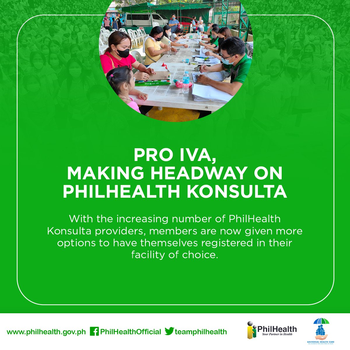 PhilHealth on Twitter "READ PRO IVA, making headway on PhilHealth
